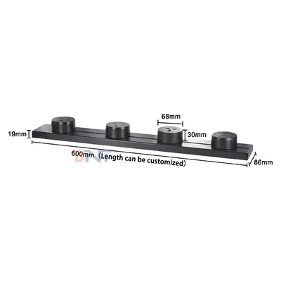 Nuovo stile conveniente montato a parete Multi Outlet Power Rail Track Socket Socket rimovibile