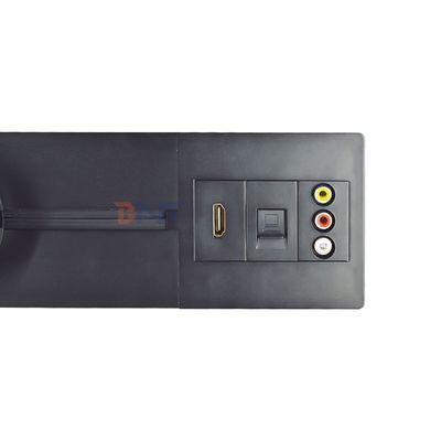 Nuova presa rimovibile Interfaccia di corrente debole Conveniente presa a parete multi-uscita di corrente di rotaia