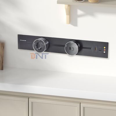 Nuova presa rimovibile Interfaccia di corrente debole Conveniente presa a parete multi-uscita di corrente di rotaia