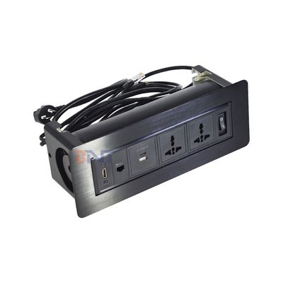 Presa a scomparsa da scrivania girevole multimediale/Presa di corrente a scomparsa da tavolo/Presa da pannello per tavolo conferenze