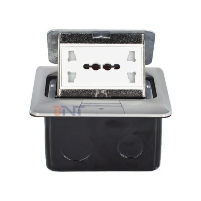 Presa a scomparsa a pavimento universale personalizzata, a sollevamento motorizzato, con funzione nascosta, impermeabile IP44