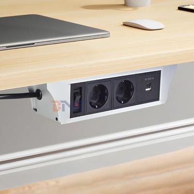 Striscia di alimentazione flessibile UE installata sotto tavoli/sedie/divani, prese di prolunga elettriche sospese con porta USB