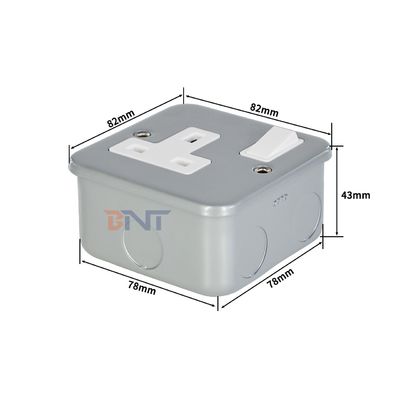 Pannello presa a muro standard UK New Style con controllo interruttore On/Off