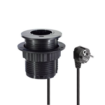 Set di divani di design rotondo con presa di corrente incorporata con presa di carica USB di carica TYPE C