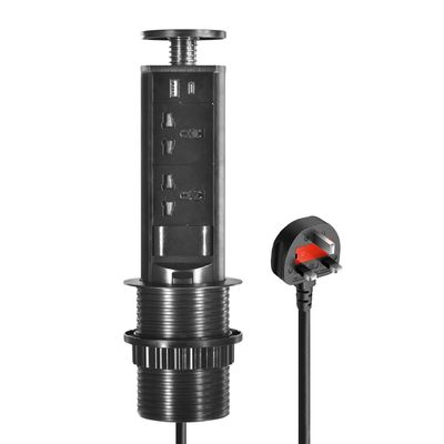 Socket universale di alimentazione della cucina Sacar El Enchufe De La Cocina Tavolo nascosto socket di cucina pop-up per cucina intelligente moderna